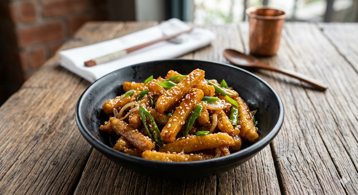 Honey Chilly Potato